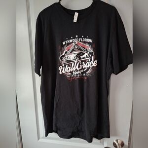Wynwood Florida WaitRace Graphic Tee - Black. Mens 2xl. Never Worn